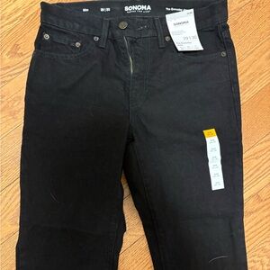 Sonoma Men's Slim Black Jeans